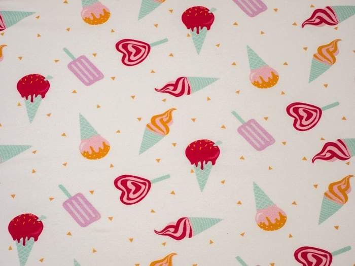 EIS / creme - Viskose-Jersey WE210