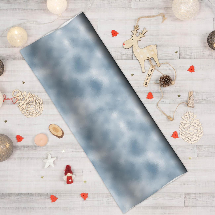 FROST pat. 3 / light blue (PAINTED ON GLASS)