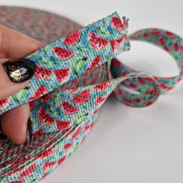 Webbing Tape with Print 25mm - Tutti Frutti wz. 4