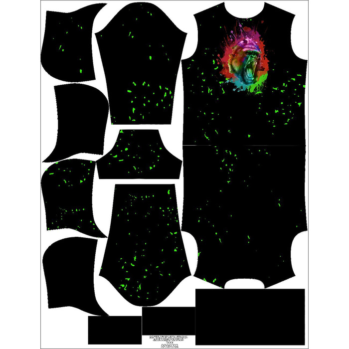 MEN’S HOODIE (COLORADO) - MONKEY - sewing set XXL