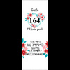 Girlish care tag "FLOWERS " DE - size 146 - 9 pcs set