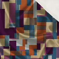 RETRO GEOMETRIC WZ. 1 - Satyna