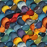 ABSTRACTION WZ.38 - Hydrophobic brushed knit