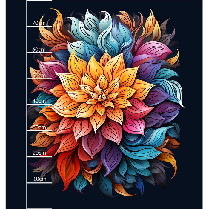 BOUQUET OF FLOWERS WZ.6 - panel (75cm x 80cm) Waterproof woven fabric