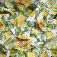 Sunflowers wz. 6 - Cotton muslin