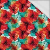 FLOWERS WZ. 75 - looped knit fabric