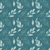 LEAVES pat. 8 - Viscose jersey