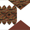 DĚTSKÁ ČEPICE A ŠATKA (CLASSIC) - RETRO GEOMETRIC WZ. 22 - 44-47