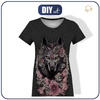 DAMEN T-SHIRT - FANTASY WOLF - Nähset