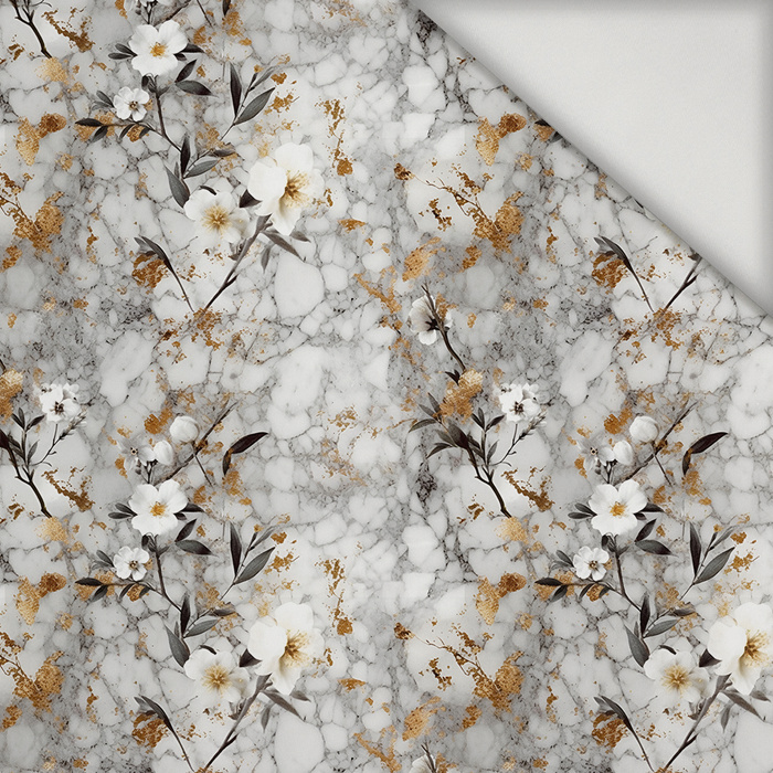 FLOWERS - Cloud Dancer WZ.2 - lycra 300g