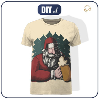 T-SHIRT MĘSKI - TIPSY SANTA - single jersey L