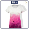 WOMEN’S T-SHIRT - SPECKS (fuchsia) - single jersey
