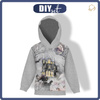 KINDER HOODIE - VERZAUBERTER HOF (VERZAUBERTE NACHT) - Sommersweat (110/116)