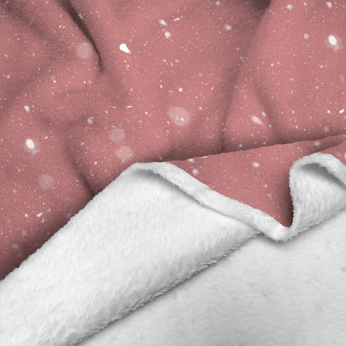 SNOWY PINK - Minky plush