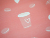 Paris Breakfast ( J'adore Paris) / peach - looped knit 