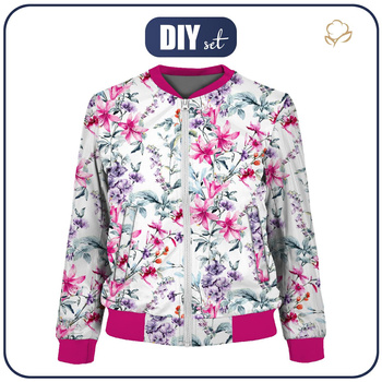 BOMBERKA DAMSKA (KAMA) - SPRING MEADOW wz. 1 - zestaw do uszycia XL