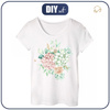 PAJAMAS-T-SHIRT - Hydrangeas / white - XXL
