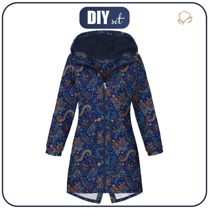 DÁMSKÁ BUNDA PARKA (ANNA) - MOTÝLI ETNO - softshell