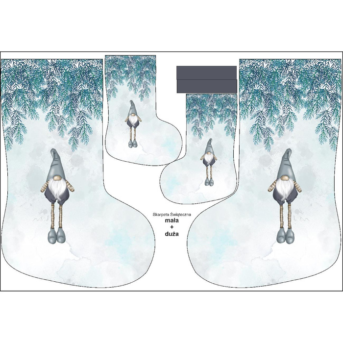 Weihnachtssocken Set - WICHTEL (WINTER IN DER STADT)