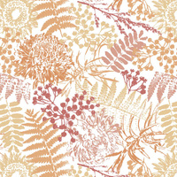 GOLDEN FERNS / white - Viscose jersey