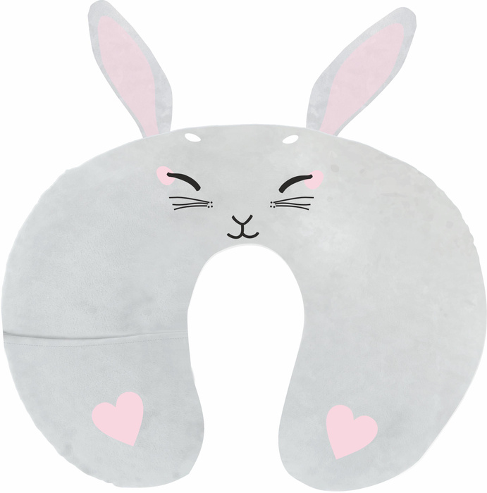 NECK PILLOW - BUNNY JOANNA / grey - sewing set