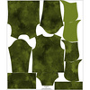 MEN’S HOODIE (COLORADO) - GRUNGE PAT. 2 (olive) - sewing set L