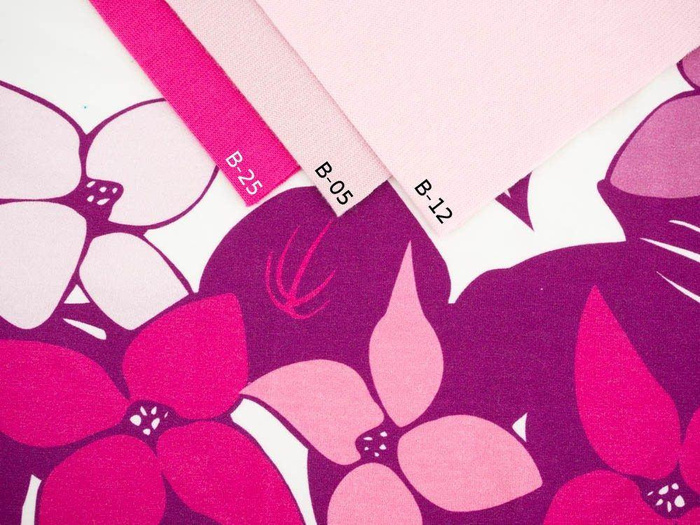 FLORAL PANEL (L) / rosa - Paneel, Sommersweat 