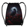 GYM BAG - GOTHIC RAVEN pat. 2 - small