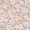 PASTEL FLOWERS PAT 2 - Slub Weave 