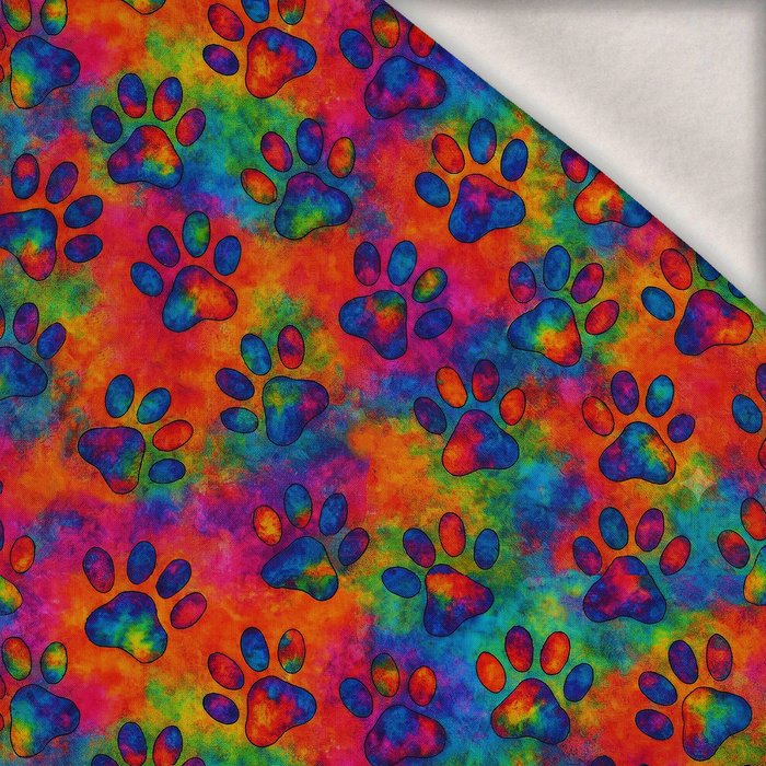 COLOR POP WZ.4 - teplákovina počesaná s elastanem ITY