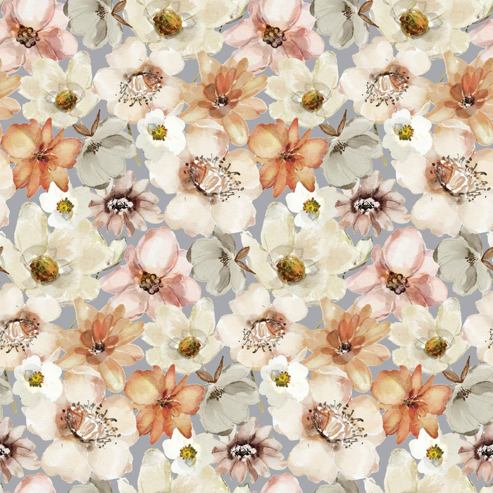 AQUARELL BLUMEN Ms. 4 - Viskose Jersey