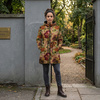 WOMEN'S PARKA (ANNA) - AUTUMN FLOWERS WZ. 23 - softshell
