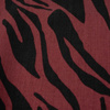 ZEBRA / maroon - Lyocell woven fabric