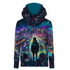 UNISEX HOODIE (HYDRA) - NEON GALAXY PAT.6 - sewing set L