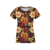 AUTUMN FLOWERS  PAT. 5- single jersey with elastane ITY