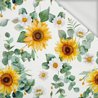 Sunflowers wz. 11 - dresówka pętelkowa