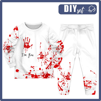 PIŻAMA DZIECIĘCA " MIKI" - I'M FINE - zestaw do uszycia