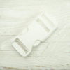 Plastic Side release Buckle P 20 mm - white