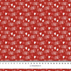LOVE pat. 2 / red (BIRDS IN LOVE) - single jersey with elastane 