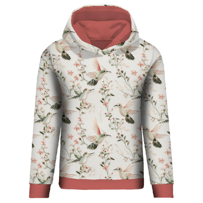 PASTEL BIRDS WZ.6 (KOLIBRY) - single jersey 