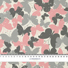 BUTTERFLIES / pink - quick-drying woven fabric