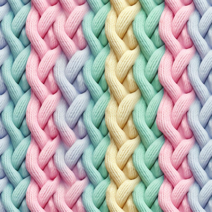 IMITATION PASTEL SWEATER VZ. 2 - tkanina bawełniana