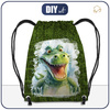 GYM BAG - WATERCOLOR CROCODILE - small
