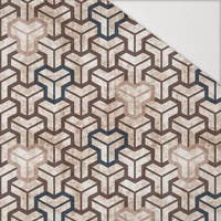 GEOMETRIC MINIMAL WZ. 12 - Hydrophobic brushed knit