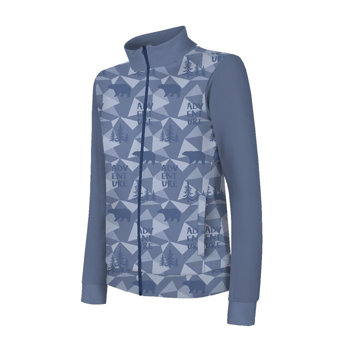 "MAX" CHILDREN'S TRAINING JACKET - BEARS (adventure) - Functional fabric (122/128)