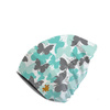MOTYLKI / aqua - Jersey wiskozowy WE210