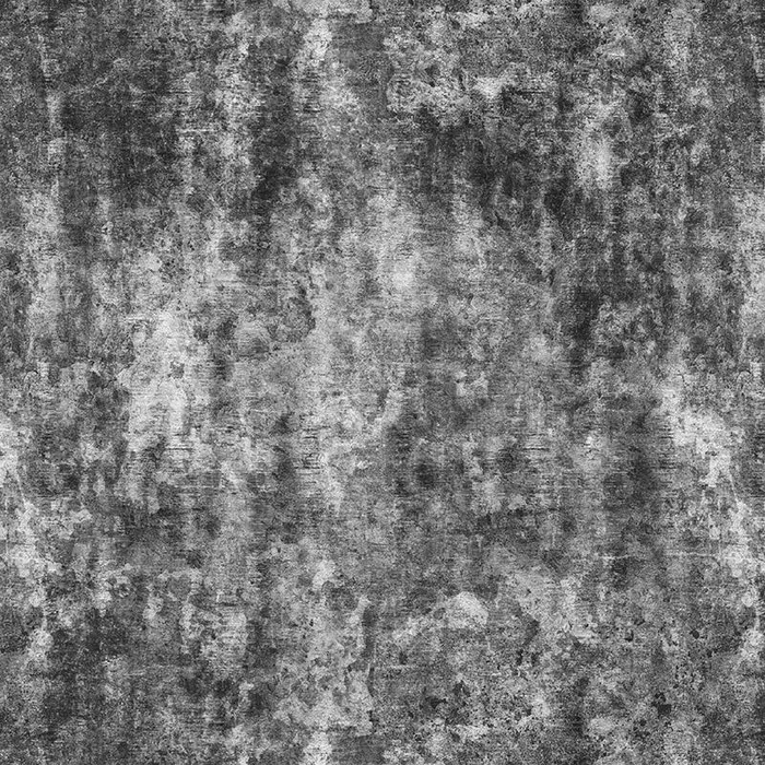 100CM GRUNGE (schwarz) - French Terry mit Elasthan