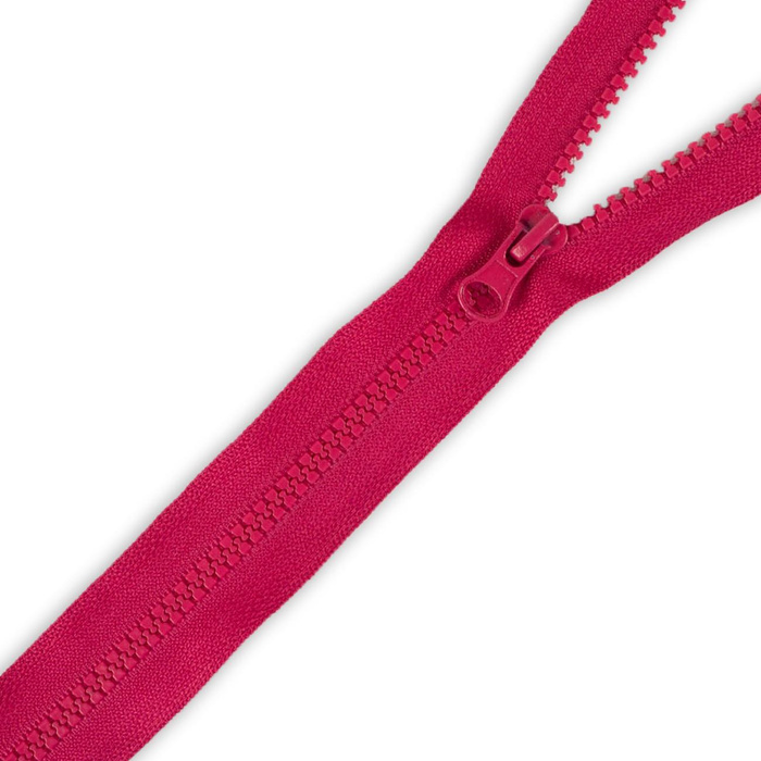 Plastic Zipper 5mm open-end 50cm (Z) - dark PINK