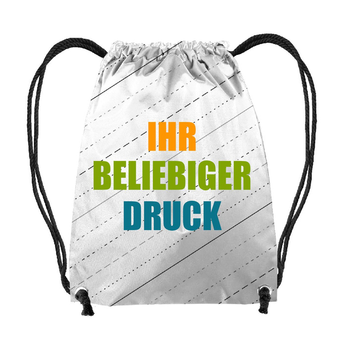 TURNBEUTEL - MIT EIGENEM AUFDRUCK - klein