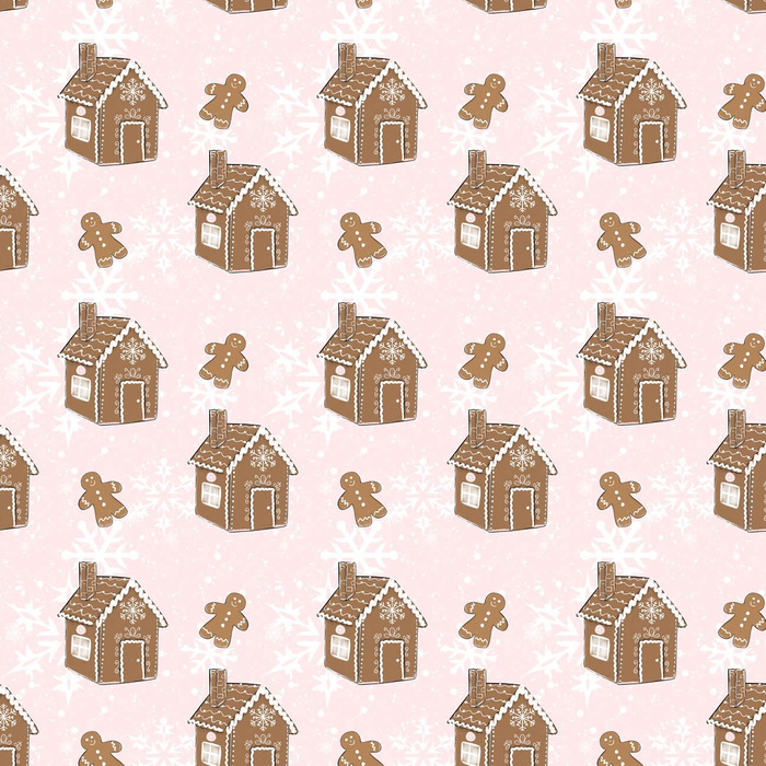 GINGERBREAD HOUSE pat. 2 (WINTER)